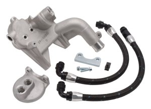 Lincoln Mark LT Remote Oil Filter Mount Kit - Edelbrock - `06-`08 Lincoln Mark LT Remote Oil Filter Mount Kit - Edelbrock - `06-`08