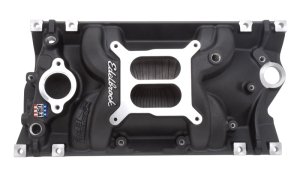 Chevrolet Small-Block Gen I Intake Manifold - Edelbrock - Performer EPS Vortec - Black - `96-`02 Chevrolet Small-Block Gen I Intake Manifold - Edelbrock - Performer EPS Vortec - Black - `96-`02