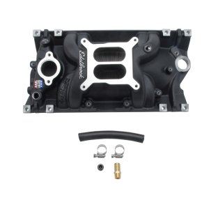 Chevrolet Small-Block Gen I Intake Manifold - Edelbrock - Performer EPS Vortec - Black - `96-`02 Chevrolet Small-Block Gen I Intake Manifold - Edelbrock - Performer EPS Vortec - Black - `96-`02