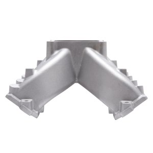 Chevrolet Small-Block Intake Manifold - Edelbrock - Super Victor LS3 Carbureted 4500 Series Flange - Satin - `08-`14