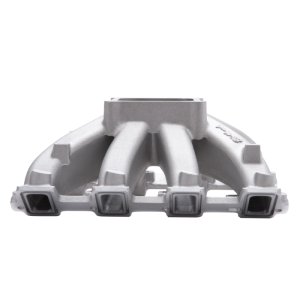 Chevrolet Small-Block Intake Manifold - Edelbrock - Super Victor LS3 Carbureted 4500 Series Flange - Satin - `08-`14