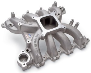 Ford Mustang Intake Manifold - Edelbrock - Victor JR - Satin - `99-`04