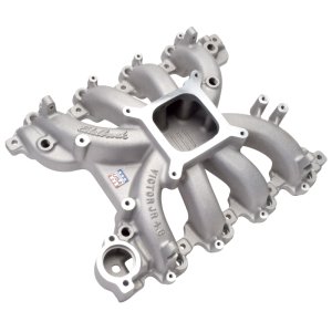 Ford Mustang Intake Manifold - Edelbrock - Victor Jr. Ford EFI - Natural Aluminum - `99-`04