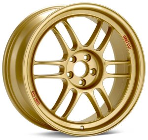 Subaru WRX Wheel - Enkei - RPF1 18x8 5x100 45mm Offset 56mm Bore - Gold - `02-`10 Subaru WRX Wheel - Enkei - RPF1 18x8 5x100 45mm Offset 56mm Bore - Gold - `02-`10