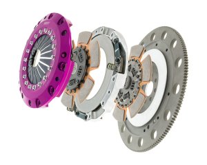 Ford Mustang Clutch Kit - Exedy - Hyper Multi Series, Twin, Cerametallic, Sprung Center Disc - `11-`16 Ford Mustang Clutch Kit - Exedy - Hyper Multi Series, Twin, Cerametallic, Sprung Center Disc - `11-`16