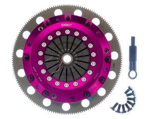 Ford Mustang Clutch Kit - Exedy - Hyper Multi Series, Twin, Cerametallic, Sprung Center Disc - `11-`16 Ford Mustang Clutch Kit - Exedy - Hyper Multi Series, Twin, Cerametallic, Sprung Center Disc - `11-`16
