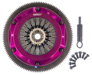 Subaru Impreza Multi-Plate Clutch Kit - Exedy - Hyper Triple Cerametallic Clutch, Rigid Disc, Pull Type - `04-`14