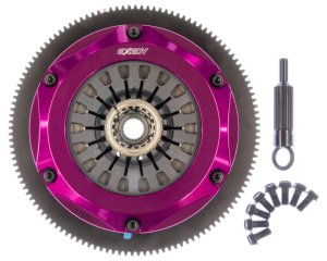 Subaru Impreza Multi-Plate Clutch Kit - Exedy - Hyper Triple Cerametallic Clutch, Rigid Disc, Pull Type - `04-`14 Subaru Impreza Multi-Plate Clutch Kit - Exedy - Hyper Triple Cerametallic Clutch, Rigid Disc, Pull Type - `04-`14