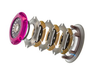 Mitsubishi Evolution Clutch Kit - Exedy - Hyper Multi-Plate Triple Cerametallic Rigid Disc - `08-`15