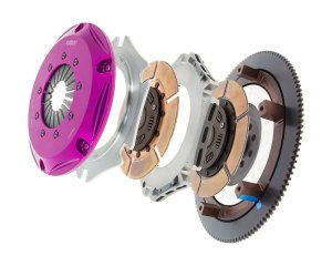 Scion FR S Clutch Kit - Exedy - Hyper Twin Cerametallic, Sprung Center Disc, Push Type - `13-`16