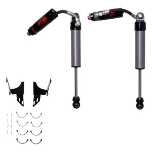 Ineos Grenadier Shock Absorber - Front - FOX - Performance Elite Series 2.5 Remote Reservoir, Adjustable (DSC EVO), 0-2 in. Lift - Black Anodized - `24-`25