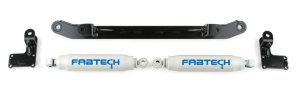 Chevrolet C1500 Steering Stabilizer - Front - Fabtech - Dual Steering Stabilizer System w/ Performance Shocks - `07-`14