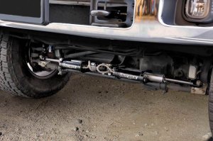 Ford F350 Steering Stabilizer Kit - Front - Fabtech - Dual Dirt Logic 2.25 w/Reservoir; Opposing Style - `05-`21 Ford F350 Steering Stabilizer Kit - Front - Fabtech - Dual Dirt Logic 2.25 w/Reservoir; Opposing Style - `05-`21