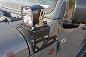 Jeep JT Light Mounts - Fabtech - Adjustable - `18-`21