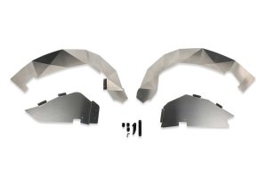Jeep Wrangler JL Fender Flares - Rear - Fabtech - Tube Fenders - Textured Black - `18-`27
