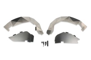 Jeep Wrangler JL Fender Flares - Rear - Fabtech - Tube Fenders - Textured Black - `18-`27