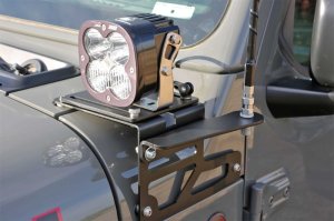Jeep JT Light Mounts - Fabtech - Antenna Bracket (Adjustable) - `18-`21
