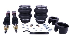Chevrolet K1500 Suspension Lift Kit - Front + Rear - Fabtech - 4in Uniball UCA System w/DL 2.5 Coilovers & Rear DL Shocks - `14-`18