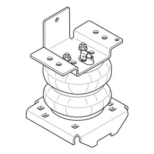 GMC C3500HD Air Suspension Kit - Rear - Firestone - Ride-Rite Air Helper Spring Kit - `01-`10
