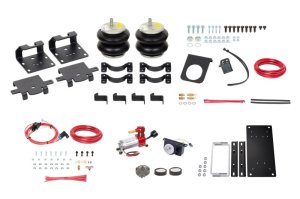 Chevrolet Silverado 3500 HD Air Suspension Helper Spring Kit - Rear - Firestone - All-In-One Kit + Analog Compressor - `11-`25