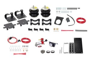 GMC Sierra 2500 HD Air Suspension Helper Spring Kit - Rear - Firestone - All-In-One Kit + Analog Compressor - `15-`25