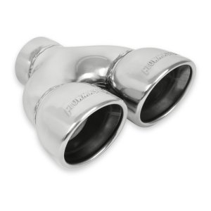 Chevrolet Corvette C6 Performance Exhaust - Flowmaster - 3.5in Dual X7.50in X2.50in SS Tip Roll - Polished - `05-`07