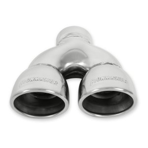 Chevrolet Corvette C6 Performance Exhaust - Flowmaster - 3.5in Dual X7.50in X2.50in SS Tip Roll - Polished - `05-`07