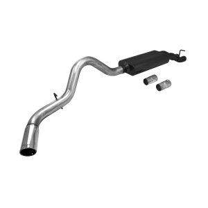 Chevrolet Silverado Performance Exhaust - Rear - Flowmaster - American Thunder Cat-Back - Polished - `01-`07