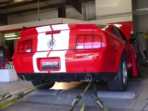 Ford Mustang GT500 Performance Exhaust - Rear - Flowmaster - Force II Axle-Back with 60 Series Mufflers - `05-`10