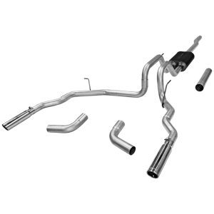 Ford F-150 Performance Exhaust - Rear - Flowmaster - Force II Cat-Back - Polished - `04-`08