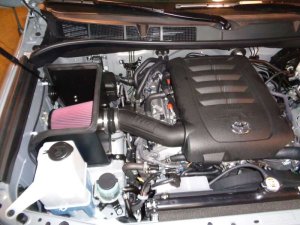 Toyota Tundra Performance Air Intake - Flowmaster - Delta Force - Black - `12-`18