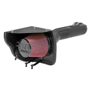 Jeep Wrangler Performance Air Intake - Flowmaster - Delta Force - Black - `12-`18