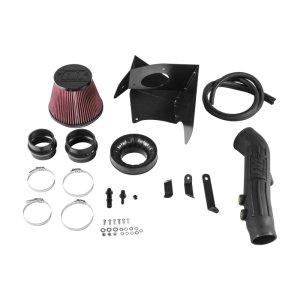 Ford Mustang Performance Air Intake - Flowmaster - Delta Force - Black - `11-`14