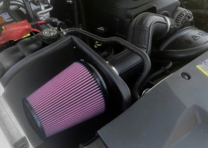 Chevrolet Silverado 2500HD Performance Air Intake - Flowmaster - Delta Force - Black - `09-`15