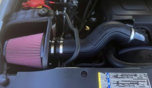Chevrolet Silverado 3500HD Performance Air Intake - Flowmaster - Delta Force - Black - `09-`15