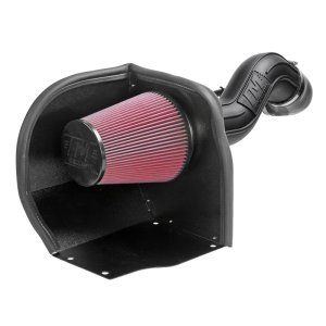 Chevrolet Silverado 3500HD Performance Air Intake - Flowmaster - Delta Force - Black - `09-`15