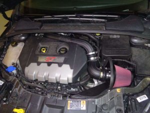 Ford Focus ST Performance Air Intake - Flowmaster - Delta Force - Black - `15-`18