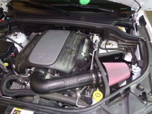 Dodge Durango Performance Air Intake - Flowmaster - Delta Force - Black - `11-`26