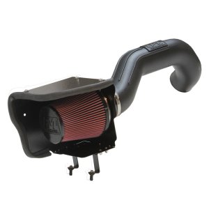 Jeep Wrangler JL Performance Air Intake - Flowmaster - Delta Force - Black - `18-`23