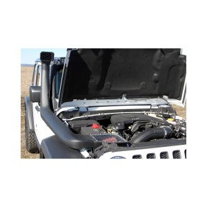 Jeep Wrangler JL Performance Air Intake - Flowmaster - Delta Force - Black - `18-`26