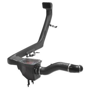 Jeep Wrangler JLU Performance Air Intake - Flowmaster - Delta Force - Black - `18-`26