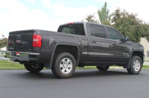 GMC Sierra 1500 Performance Exhaust - Rear - Flowmaster - Flow FX Cat-Back - Black - `14-`19