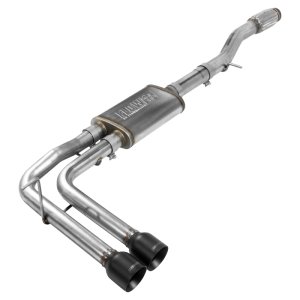 GMC Sierra 1500 Performance Exhaust - Rear - Flowmaster - Flow FX Cat-Back - Black - `14-`19