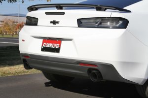 Chevrolet Camaro SS Performance Exhaust - Flowmaster - Axle Back, Flow FX, 4.50-inch Tips - Black - `16-`24