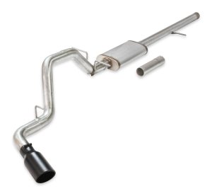 GMC Sierra 1500 Performance Exhaust - Rear - Flowmaster - Cat Back, Flow FX, Single Rear Exit - Black - `14-`18
