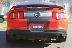 Ford Mustang Boss 302 Performance Exhaust - Rear - Flowmaster - Flow FX Axle-Back - Black - 2012