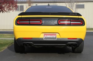Dodge Challenger R/T Performance Exhaust - Flowmaster - FlowFX Cat-Back, Scavenger X-pipe, Performance Mufflers - Black - `17-`23