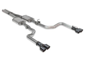 Dodge Challenger T/A Performance Exhaust - Flowmaster - FlowFX Cat-Back, Scavenger X-pipe, Performance Mufflers - Black - `17-`23