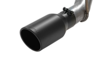 Jeep Gladiator Performance Exhaust - Flowmaster - Flow FX Cat Back, Single Exit, with Black Tip - Black - `20-`26