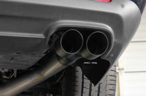 Dodge Challenger Demon Performance Exhaust - Rear - Flowmaster - Flow FX Cat-Back + Scavenger Series® X-pipe - Black - `15-`23
